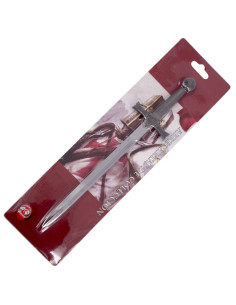 Abre-cartas-Templário II, níquel acabamento 2