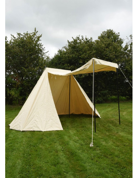 Tenda Saxônica 4 x 6 m., branco natural