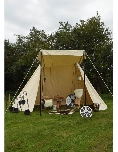 Tenda Saxônica 4 x 6 m., branco natural