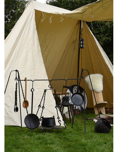 Tenda Saxônica 4 x 6 m., branco natural