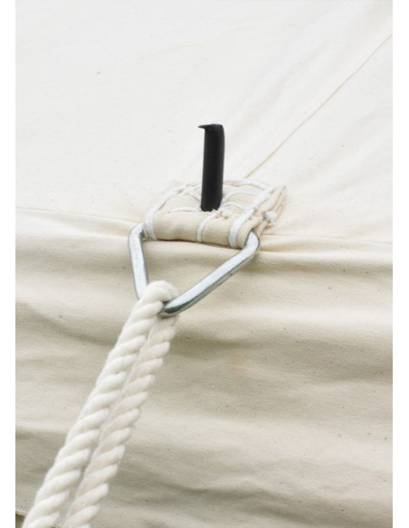 Barraca medieval 5 x 5 m, tela branca...