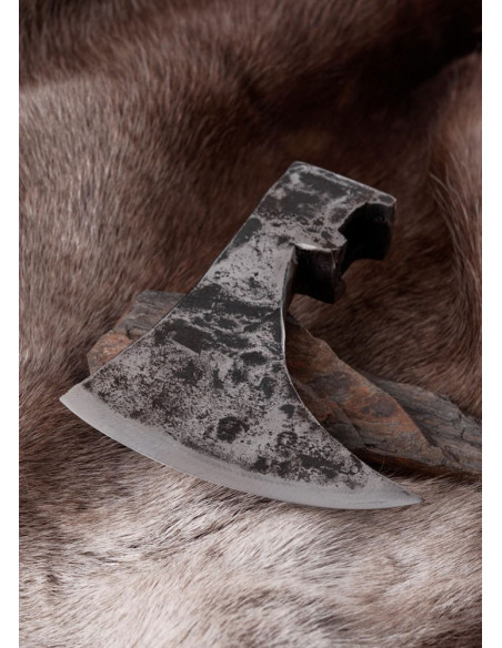 Cabeça de machado Viking forjada à mão
