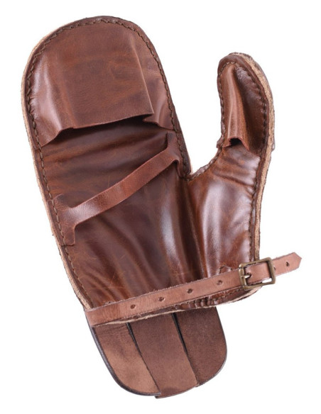 Luva de couro acolchoada para esgrima...