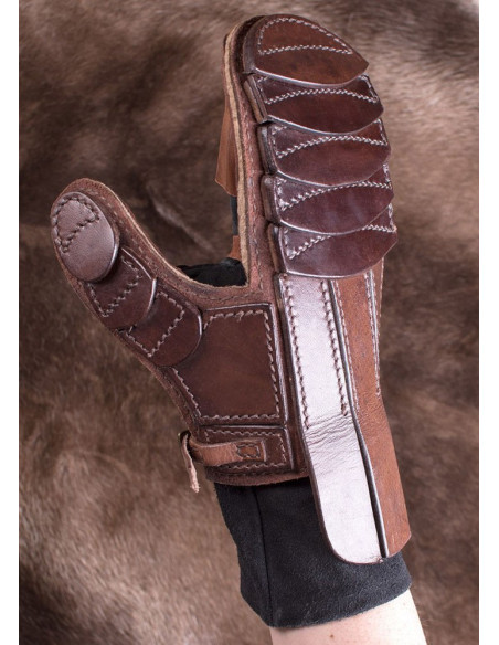 Luva de couro acolchoada para esgrima...