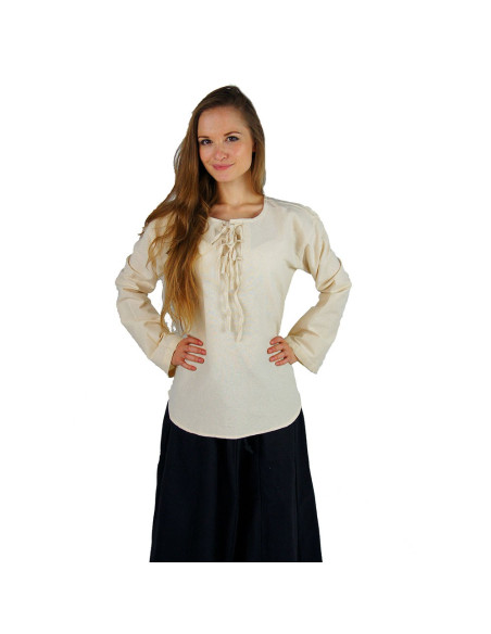Blusa medieval modelo Tilda, cor...