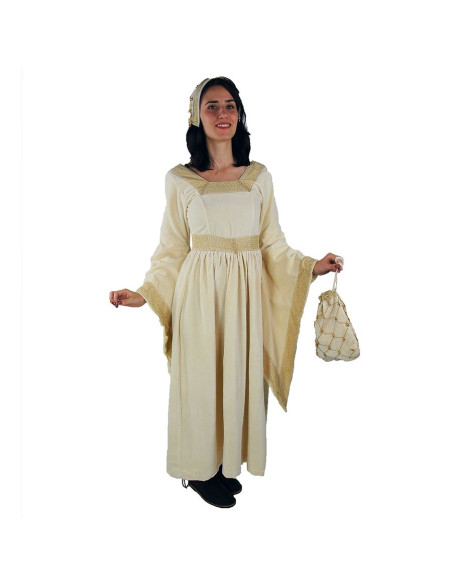 Vestido nobre medieval Ana Bolena,...