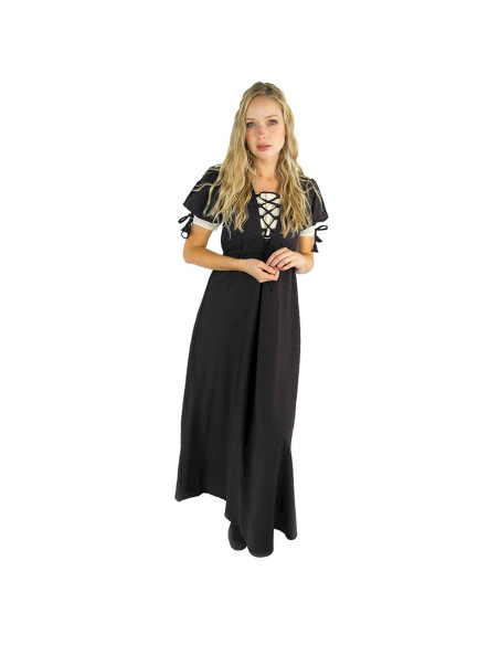 Vestido medieval Denise com...