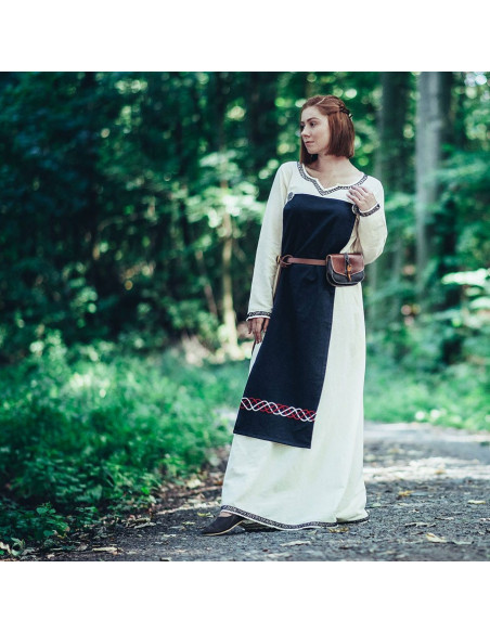 Avental Viking preto modelo Bua