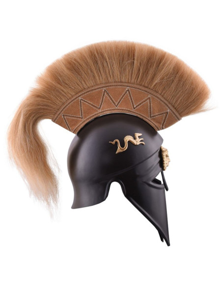 Capacete ítalo-coríntio com pluma, S...