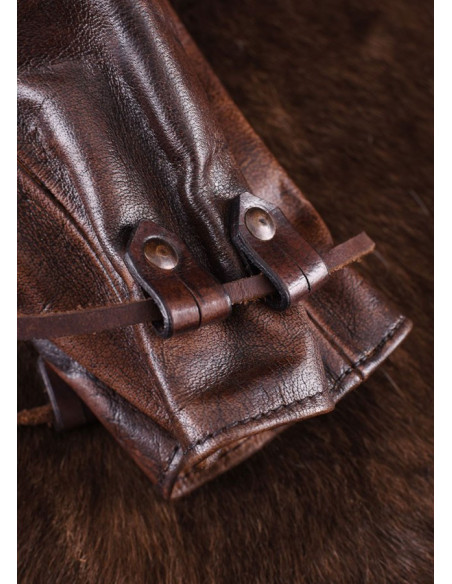 Bolsa de moedas grande em couro