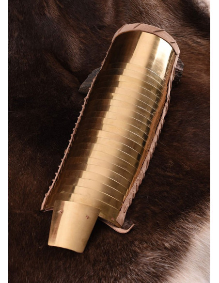 Braço articulado romano em latão, Manica