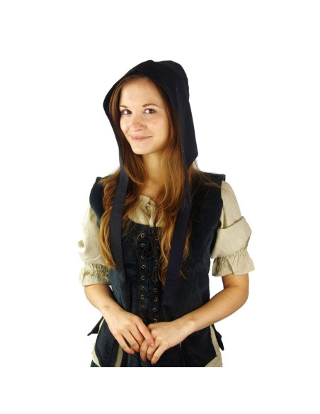 Crespina mulher medieval modelo Alex,...