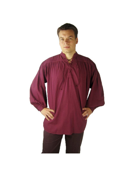 Friedrich camisa medieval com laços,...