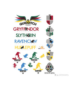 Conjunto de 55 adesivos Harry Potter 2