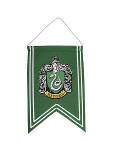 Banner de parede da casa da Sonserina, Harry Potter