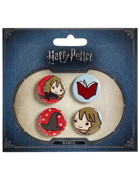 Conjunto de 4 distintivos, Hermione,...