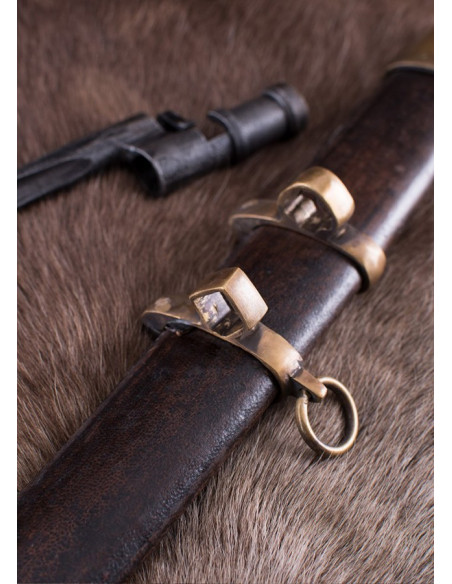 Sabre Shashka envelhecido, com baioneta