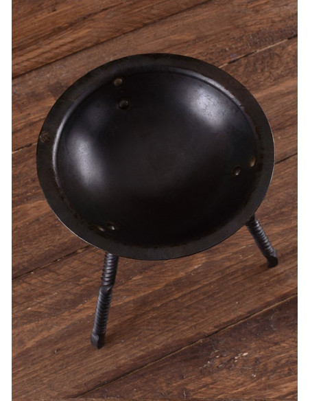 Tigela forjada a mão para fogo