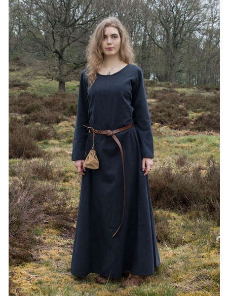 Vestido Longo Viking Afra, Azul Escuro