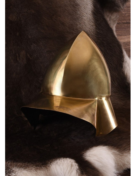 Capacete grego da Boécia em latão, S....