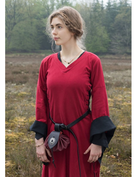 Vestido medieval aberto Bliaut Amal,...