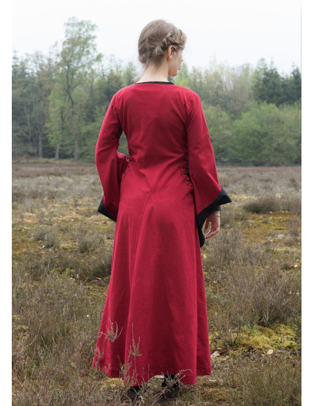 Vestido medieval aberto Bliaut Amal,...