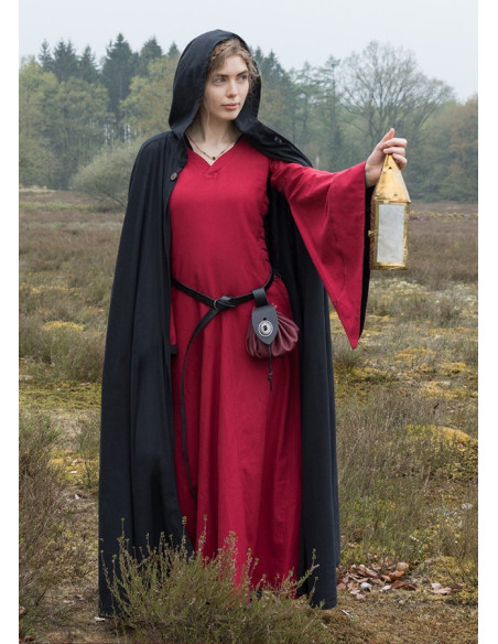 Vestido medieval aberto Bliaut Amal,...