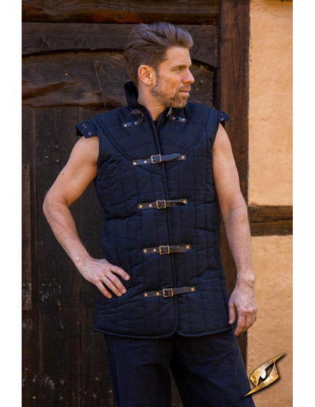 Gambeson guerreiro medieval sem...