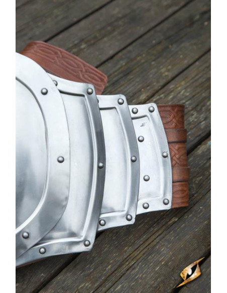 Pancera selvagem em metal, acabamento...