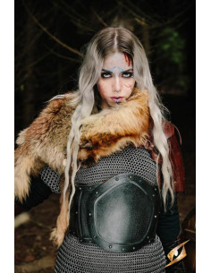 Pancera selvagem em metal, acabamento preto 2