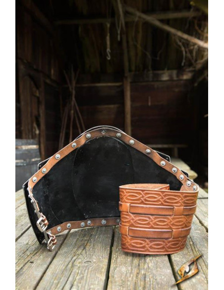 Pancera selvagem em metal, acabamento...