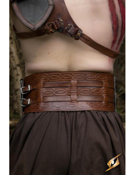 Pancera selvagem em metal, acabamento...