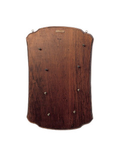 Expositor de parede para 4 pistolas antigas