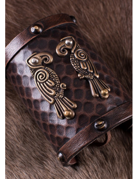 Pulseira Nórdica Hugin e Munin Ravens