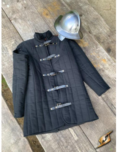 Conjunto de Infantaria Medieval, Gambeson e Capacete 2