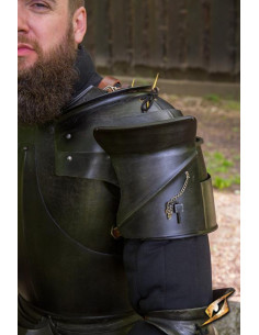 Ombreiras medievais milanesas, aço escuro 2