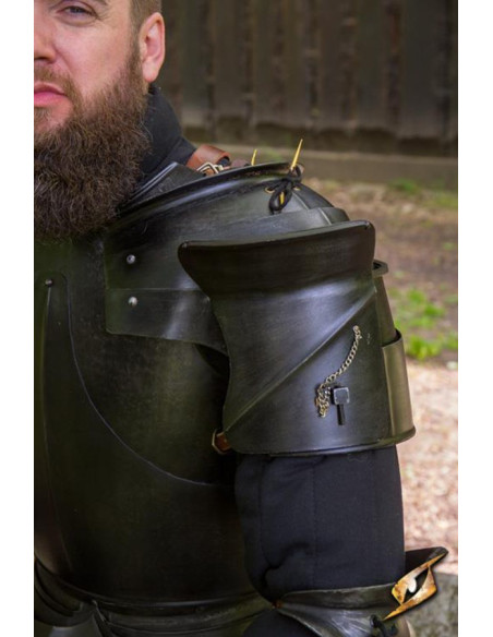 Ombreiras medievais milanesas, aço...