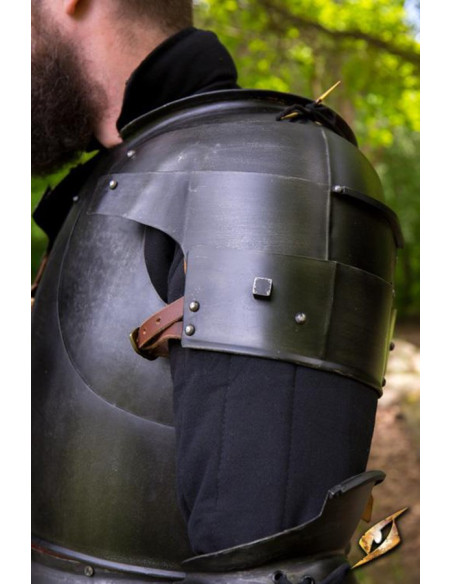 Ombreiras medievais milanesas, aço...