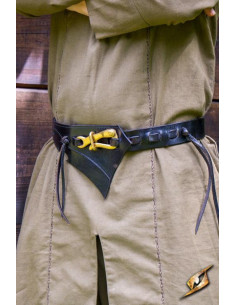 Cinto de couro Dark Elves, preto 2