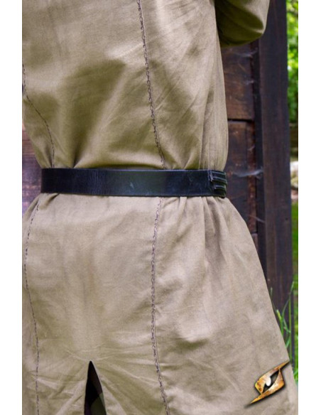 Cinto de couro Dark Elves, preto