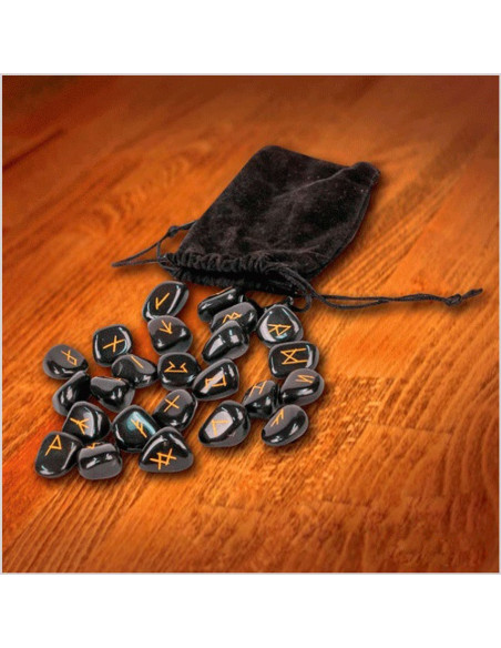 Conjunto de runas Viking com bolsa