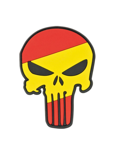 Patch de caveira Espanha com velcro...