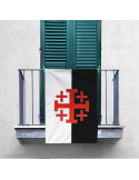 Banner com a Cruz da Ordem do Santo Sepulcro de Jerusalém (70 x 100 cms.)