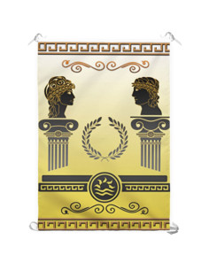Banner dos Deuses Gregos (70 x 100 cm)