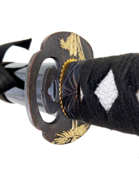 Carbon Steel Katana óleo quente