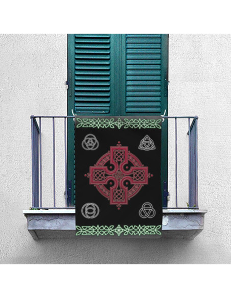 Estandarte de Simbologia e Cruz Celta...