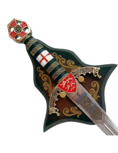 Richard the Lionheart punhal com placa de suspensão 2
