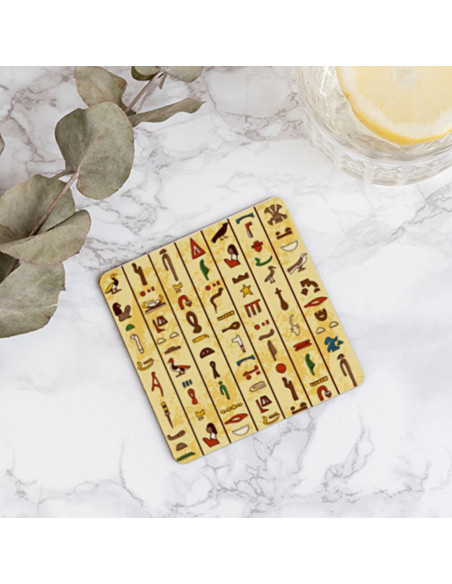 Bases para copos de madeira...