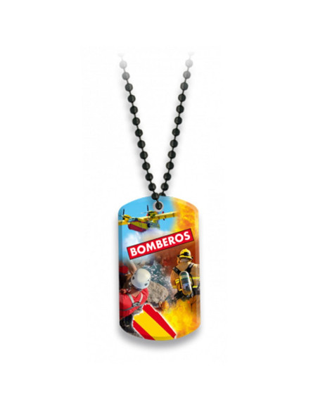 Prato com corrente de bolas Bombeiros...