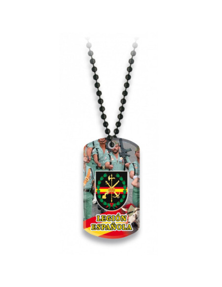 Prato com corrente de bolas da Legião...